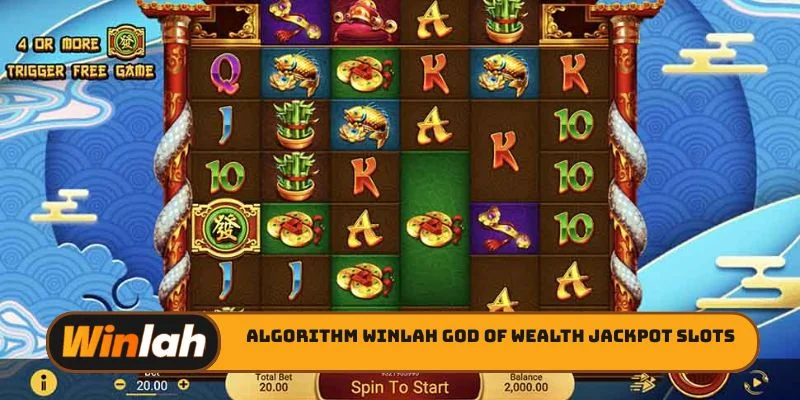 Algorithm Winlah God of Wealth Jackpot Slots