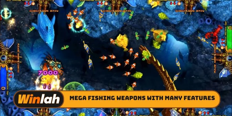 Mega Fishing weapons with many features