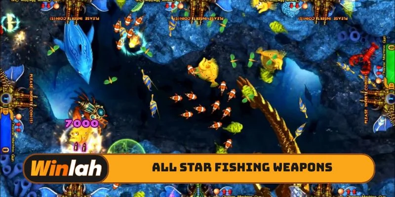 All Star Fishing weapons
