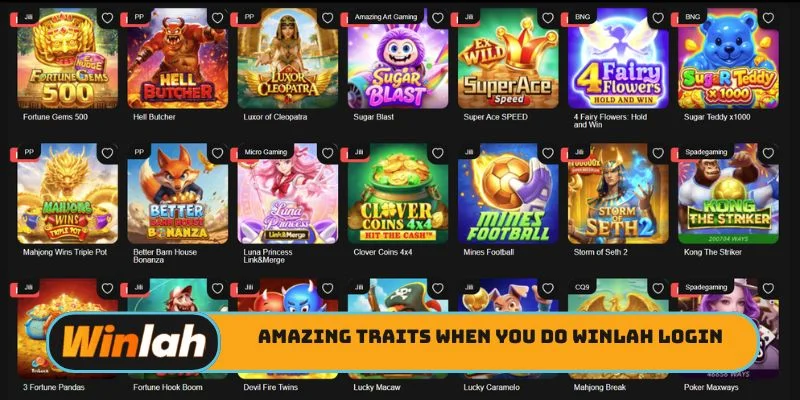 Amazing traits when you do Winlah login