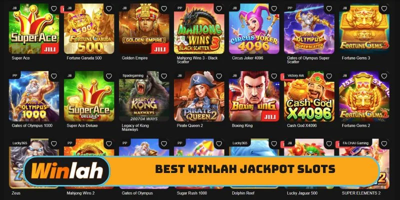 Best Winlah Jackpot slots