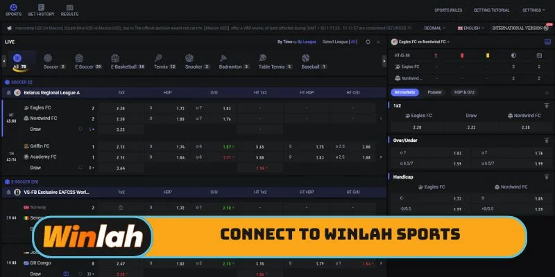 Connect to Winlah Sports