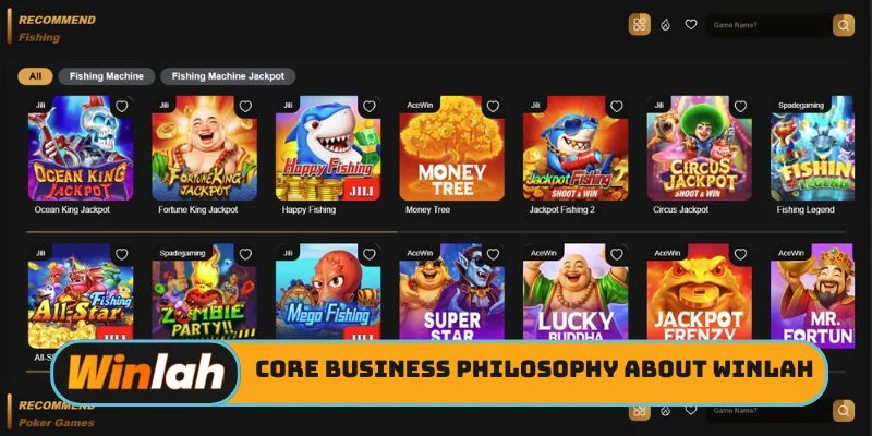 Core business philosophy about Winlah
